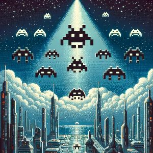 Space Invaders arcade Spiel